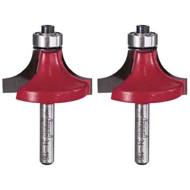 Freud Genuine 1/2" Radius Rounding Over Bit (QuadraCut) 1/4" Shank 2