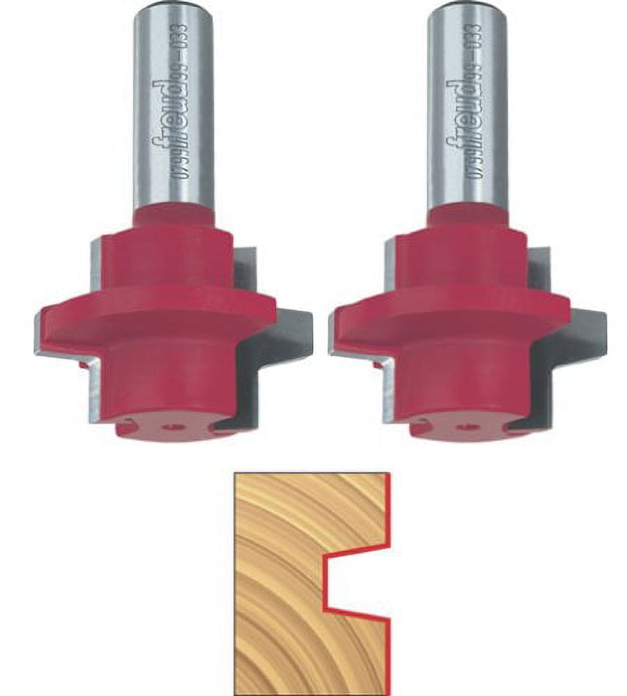 Freud Genuine 121/32" (Dia.) Wedge Tongue & Groove Router Bit With 1/2