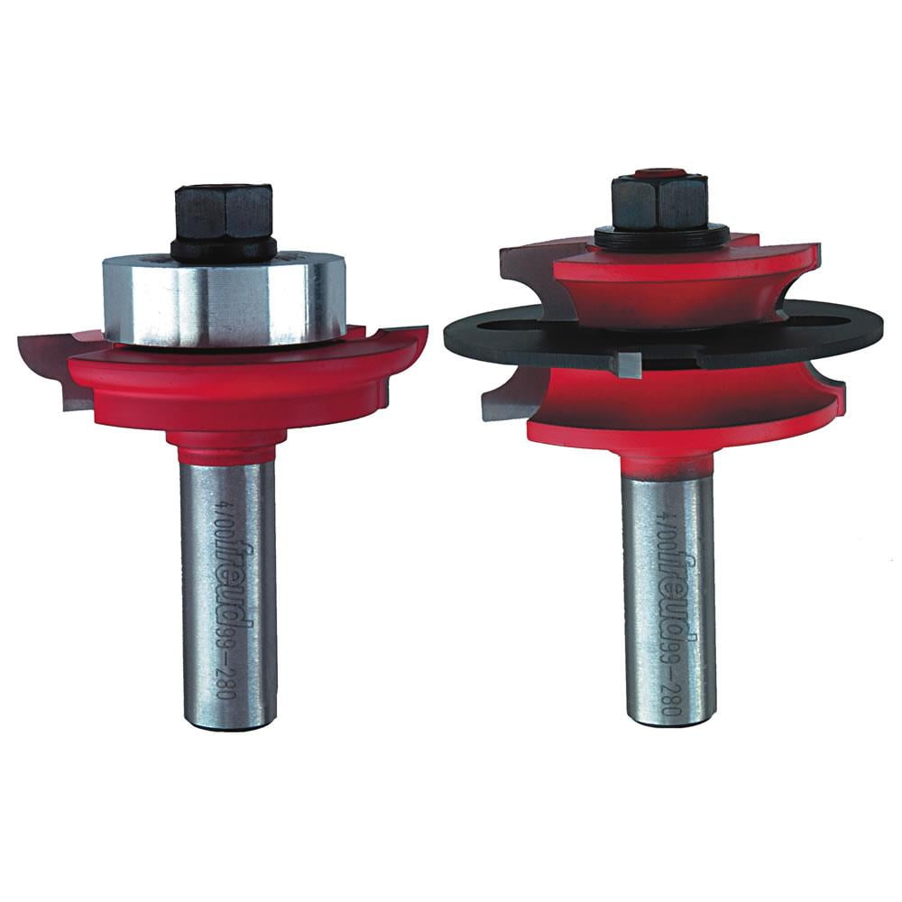 Freud Genuine 2-3/8" (Dia.) Recoverable Bead Glass Door Bit Sets With 1/2" Shank 99-280