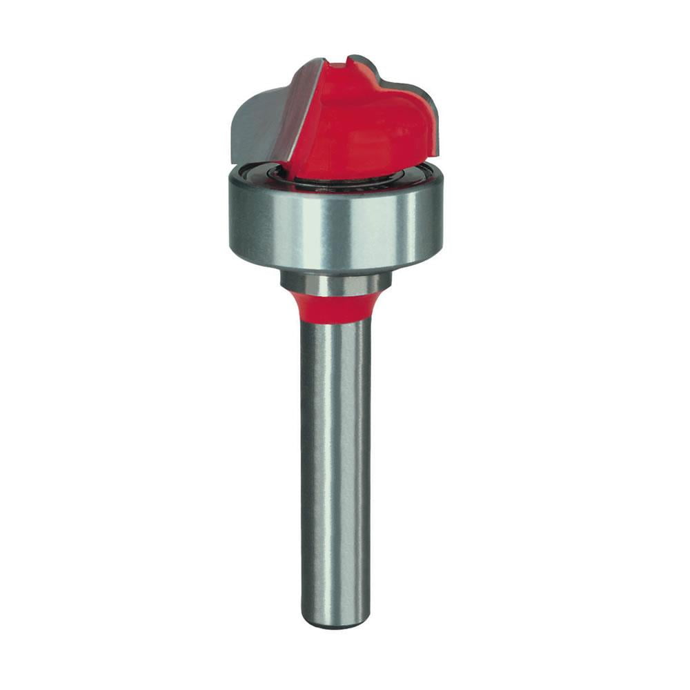 Freud Genuine 3/4" (Dia.) Top Bearing Double Cove Groove Bit With 1/4" Shank # 39-512