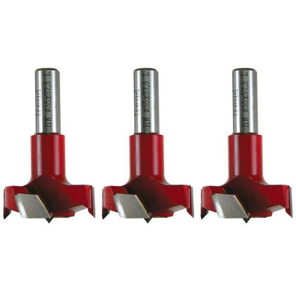 Freud Genuine 3 Pack of Left Hand Rotation 30 Mm (Dia.) Cylinder (Hinge) Bit CB24057L-3PK