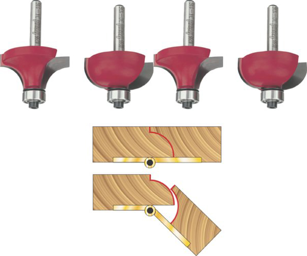 Freud Genuine DropLeaf Table Bit Set 1/4" Shank 2Pack 331062PK