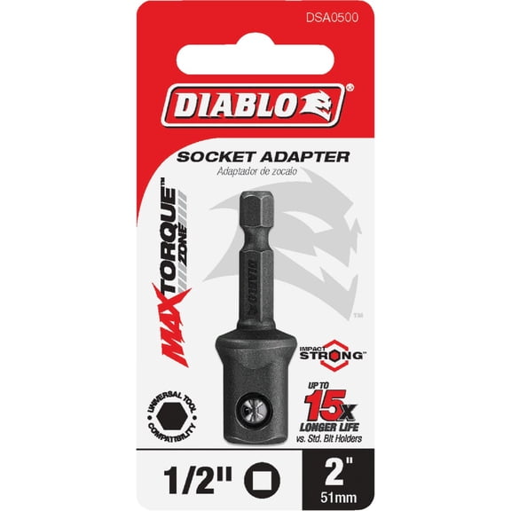 Freud Inc Diablo Impact Socket Adapter - Pack of 8