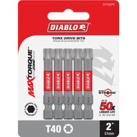 Freud Inc Diablo Power Impact Screwdriver Bit - Pack of 10 Bulk Trade Pack