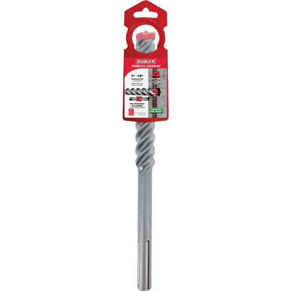 Freud Inc Diablo Rebar Demon SDS-Max Full Carbide Rotary Hammer Drill Bit - Pack of 4