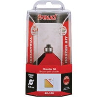 Freud Inc Freud Chamfer Bit With Bearing Pilot - Pack of 24