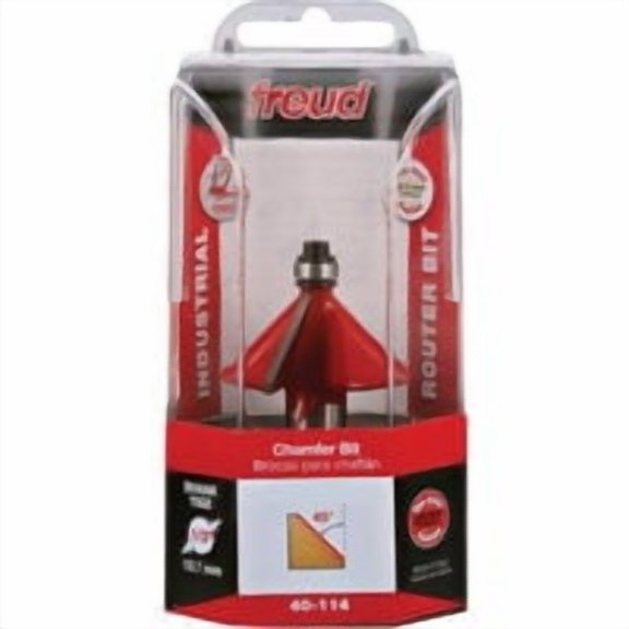 Freud Inc Freud Chamfer Bit With Bearing Pilot - Pack of 4 Bulk Value Case