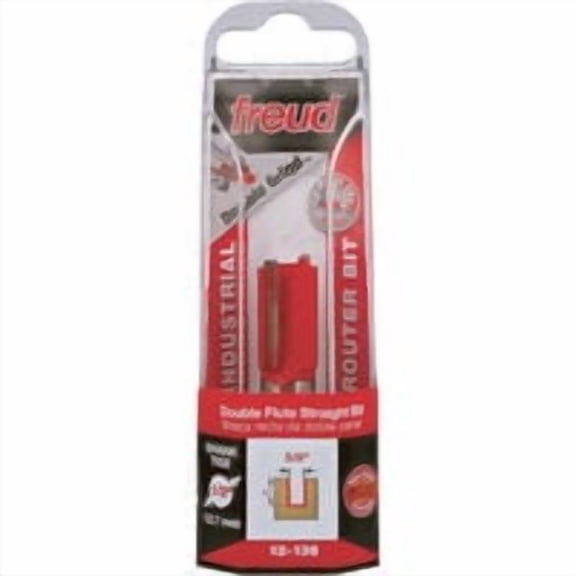 Freud Inc Freud Double Flute Straight Bit - Pack of 6 Bulk Case Pack
