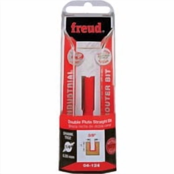 Freud Inc Freud Double Flute Straight Bit - Pack of 8 Pro Bulk Pack