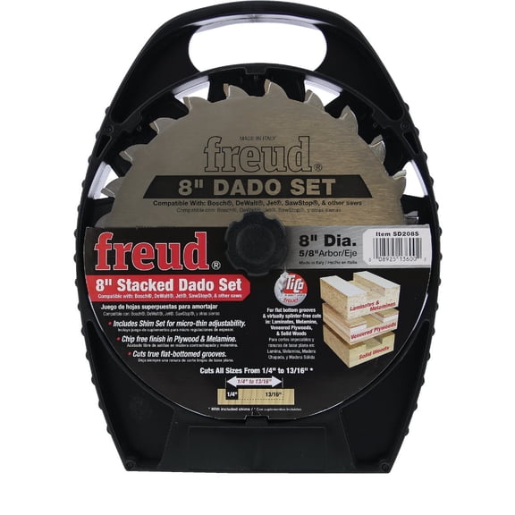 Freud Inc Freud Pro Dado Circular Saw Blade Set - Pack of 6