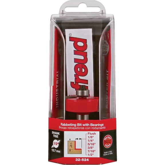 Freud Inc Freud Rabbeting Bit with Bearing Set - Pack of 8