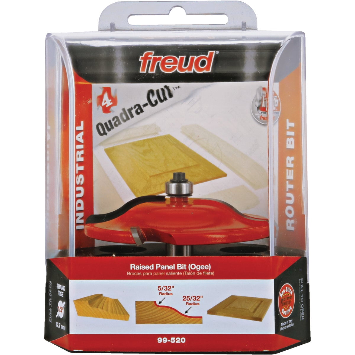 Freud Quadra-Cut Raised Panel Bit for Doors, Drawer Fronts, Paneling ...