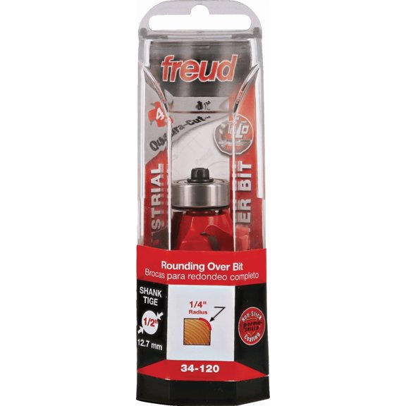 Freud Roundover Bit - Single Pack Residential Use, Standard Application