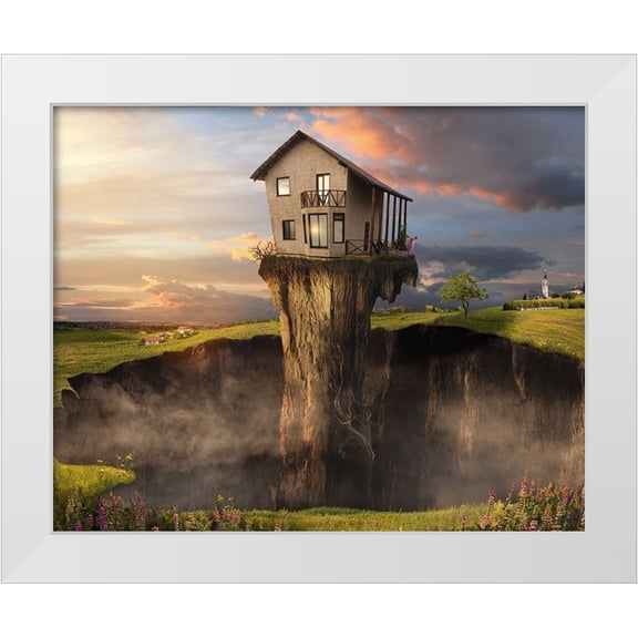 Frey, Eva 14x12 White Modern Wood Framed Museum Art Print Titled - Isolation