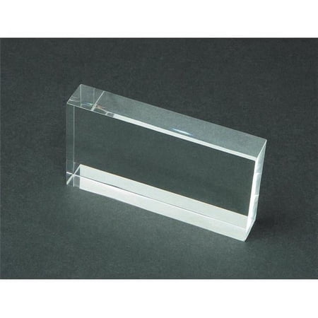 Frey Scientific 532032 125 x 65 x 20 mm Acrylic Rectangular Prism