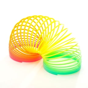 3" Rainbow Colored Coil Spring