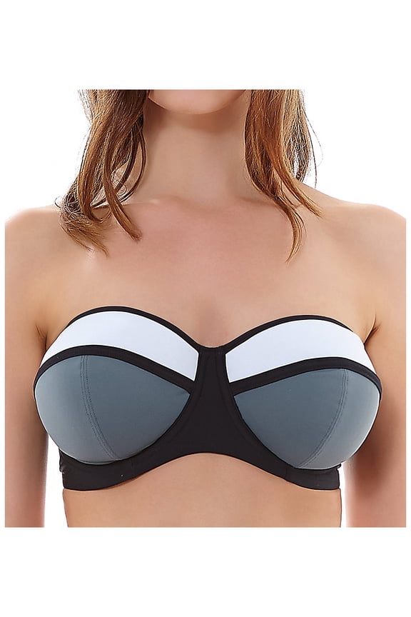 AS3963 Bondi Underwire Bandeau Bikini Swim Top