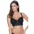 thumbnail image 1 of Freya BLACK Fancies Underwire Longline Bra, US 32DD, 1 of 15