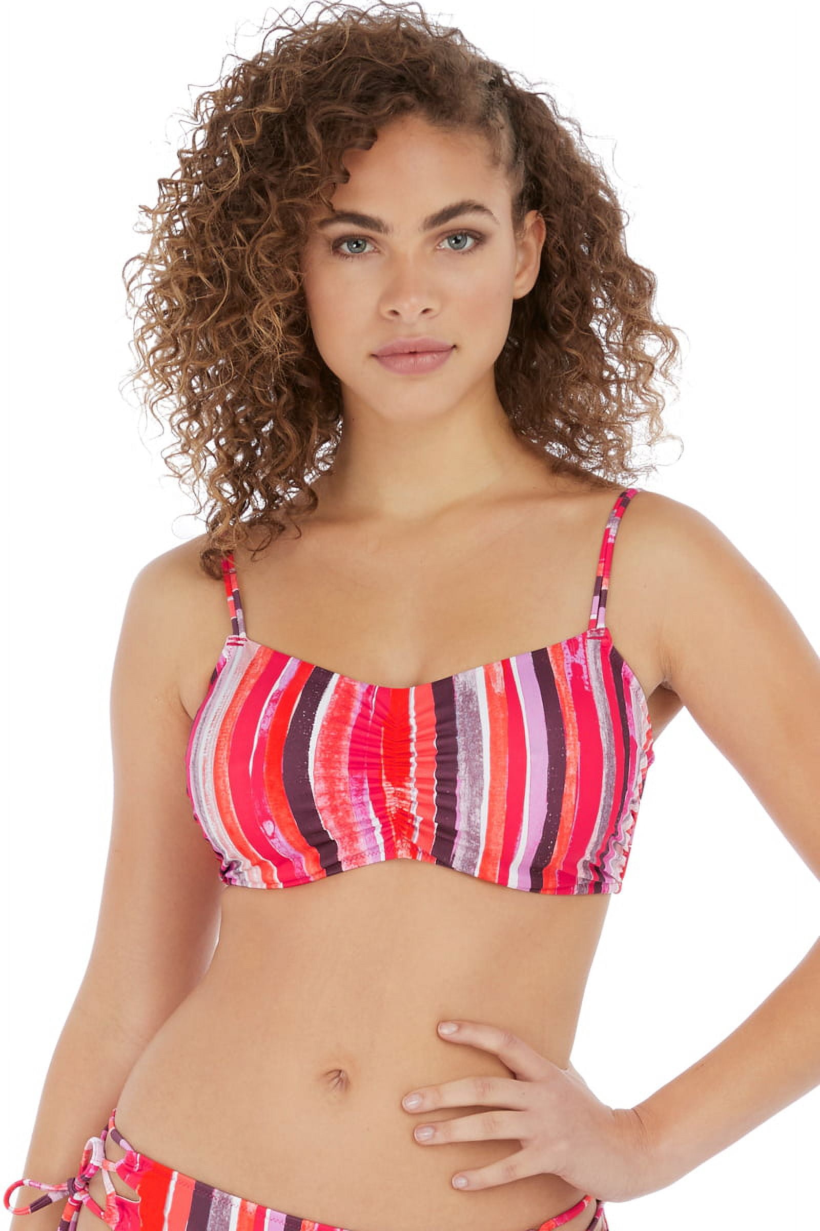 Freya Bali Bay Concealed Bralette Swim Top In Summer In Multi
