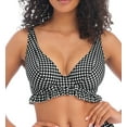 thumbnail image 1 of Freya Check In Underwire High Apex Bikini Top (201913),30E,Monochrome, 1 of 5