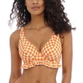 thumbnail image 1 of Freya Check In Underwire High Apex Bikini Top (201913),34F,Zest, 1 of 5