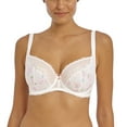 thumbnail image 1 of Freya Daydreaming Plunge Underwire Bra (400802),30E,Flora White, 1 of 5