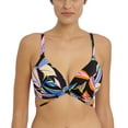 thumbnail image 1 of Freya Desert Disco Super Plunge Underwire Bikini Top (204727),36F,Multi, 1 of 5
