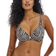 thumbnail image 1 of Freya Fiji Falls High Apex Underwire Bikini Top (206813),30J,Black, 1 of 6