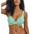 thumbnail image 1 of Freya Fiji Falls High Apex Underwire Bikini Top (206813),34H,Marine, 1 of 6