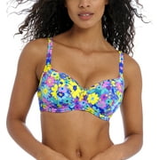 Freya Garden Disco Sweetheart Padded Underwire Bikini Top (204303),30G,Multi