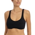 thumbnail image 1 of Freya Ibiza Waves Convertible Underwire Bralette Bikini Top (203814),30D,Black, 1 of 5