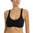 thumbnail image 1 of Freya Ibiza Waves Convertible Underwire Bralette Bikini Top (203814),30FF,Black, 1 of 5