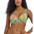 thumbnail image 1 of Freya Isla Margarita Underwire Plunge Bikini Top (206502),36DD,Jade, 1 of 5