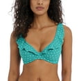 thumbnail image 1 of Freya Jewel Cove High Apex Underwire Bikini Top with J Hook (7230),30H,Marine, 1 of 4