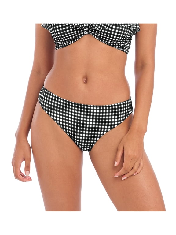MONOCHROME Check in Brief Swim Bottom, US Large