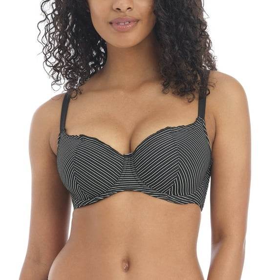 Freya Ocean Calling Sweetheart Padded Underwire Bikini Top (201403),30E,Midnight
