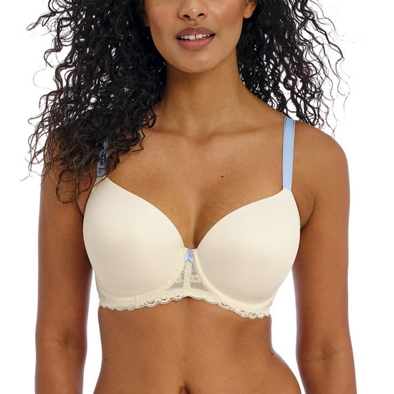 Freya Offbeat Demi Molded Underwire Bra (5450),32E,Something Blue