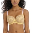thumbnail image 1 of Freya Offbeat Side Support Underwire Bra (5451),30F,Lemon Fizz, 1 of 5