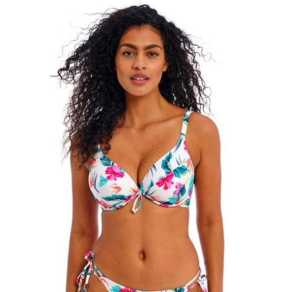 Freya Palm Paradise Underwire Plunge Bikini Top AS205027