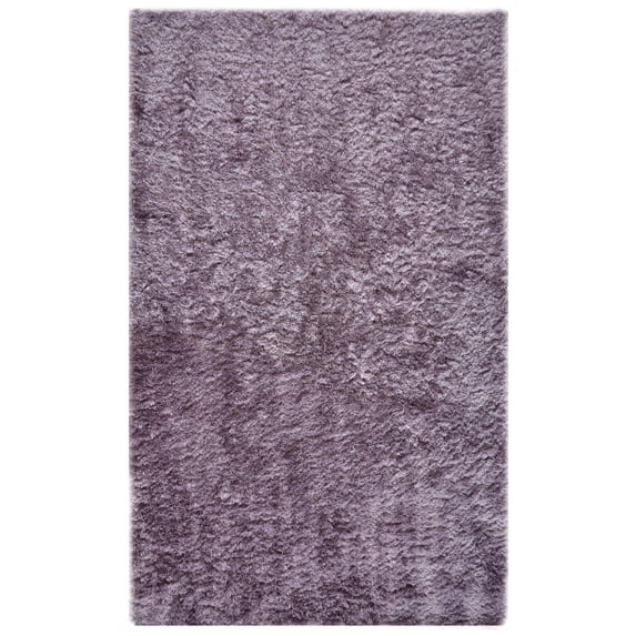 Freya Plush Shag Rug with Metallic Sheen, Amethyst Quartz, 9ft x 12ft Area Rug