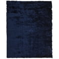 thumbnail image 1 of Freya Plush Shag Rug with Metallic Sheen, Dark Blue, 4ft-9in x 7ft-6in Area Rug, 1 of 7