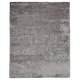 thumbnail image 1 of Freya Plush Shag Rug with Metallic Sheen, Platinum/Gray, 2ft x 3ft-4in, 1 of 4