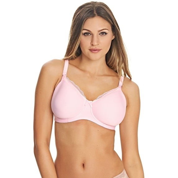 Freya Pure Women`s Underwire Moulded Nursing Bra, 40G, Petal