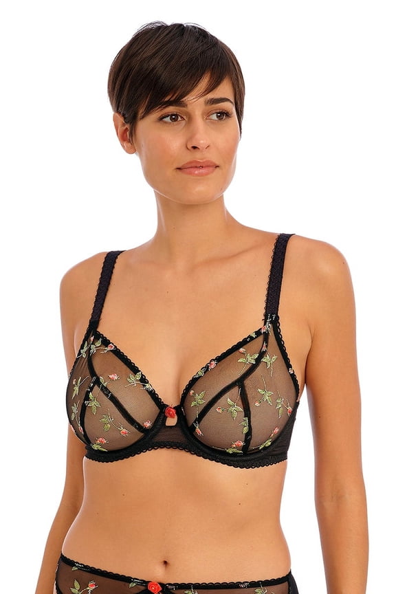 Rose Blossom Underwire Plunge Bra AA402402