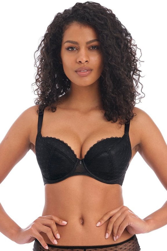 Signature Underwire Padded Plunge Bra AA400514