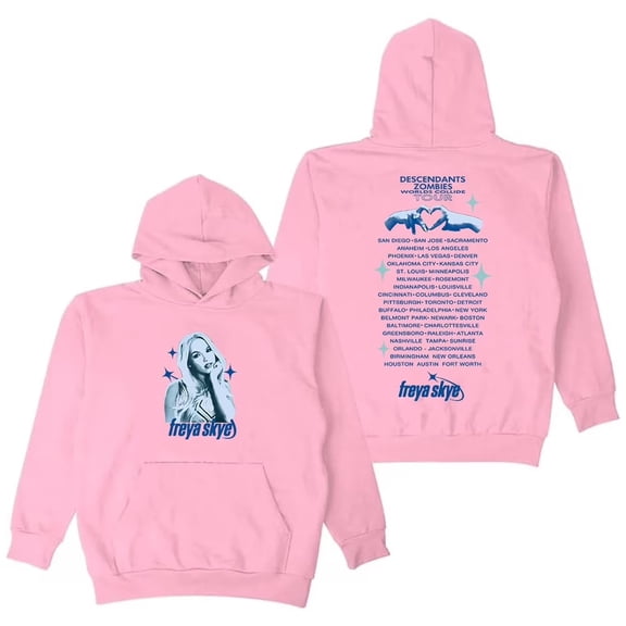 Freya Skye 2025 Tour Print Merch Hoodie – Unisex Graphic Pullover Sweatshirt, Casual Streetwear Concert Outfit Gift for Music Lovers