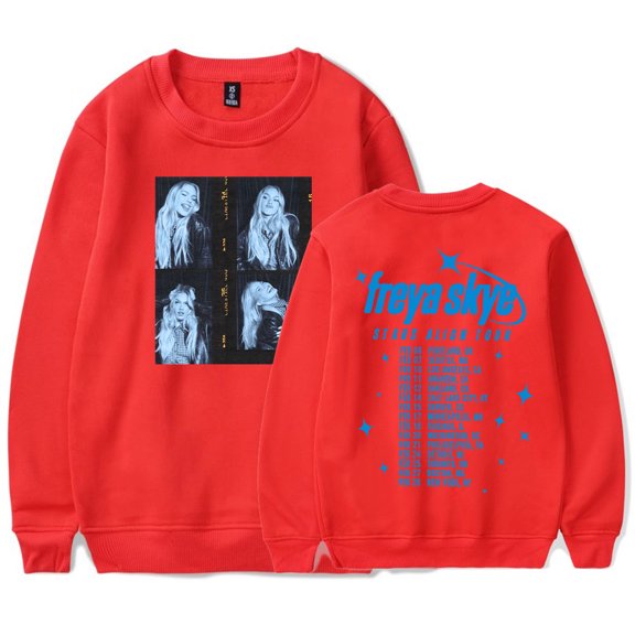 Freya Skye 2026 Stars Align Tour Date Print Sweatshirt – Unisex Crewneck Graphic Pullover , Casual Streetwear Concert Fans Support Outfit