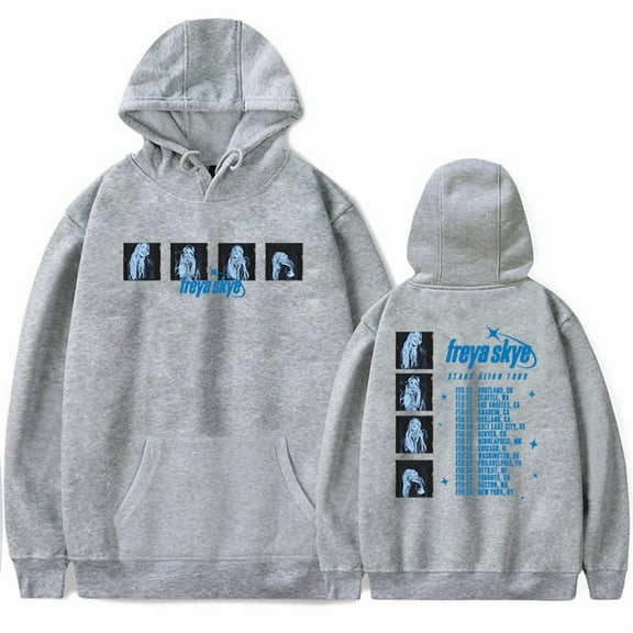 Freya Skye 2026 Stars Align Tour Merch Hoodie Sweatshirt Streetwear Unisex Winter&Spring Casual Fashion Pullovers
