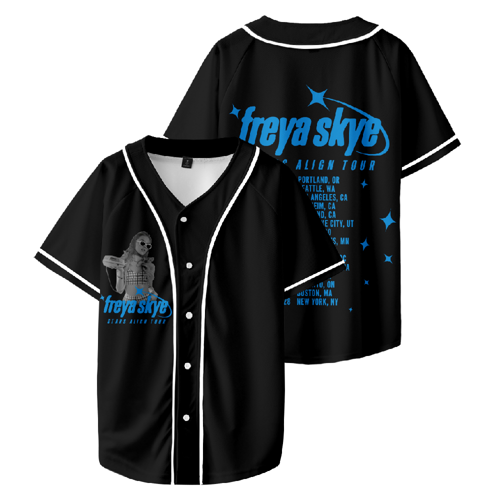 Freya Skye Merch 2025 Tour T-Shirt – Unisex, Kurzarm, Mit Tour-Print – Perfekt Für Konzerte & Streetwear