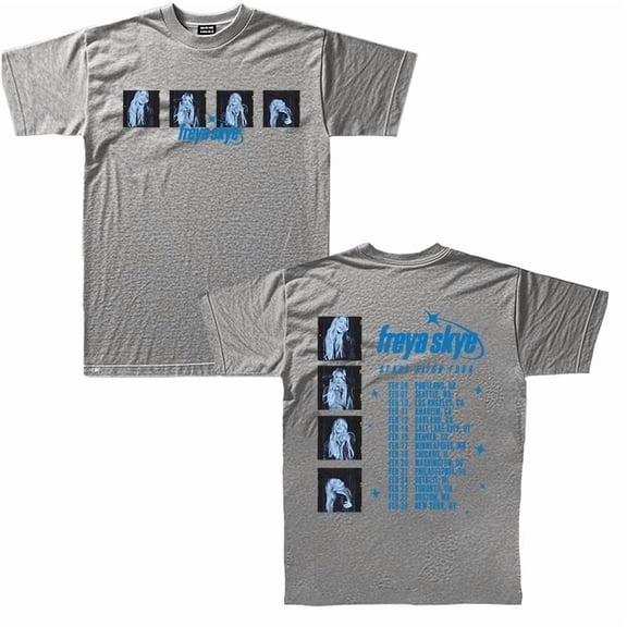 Freya Skye 2026 Stars Align Tour T-shirt Summer Unisex Short-sleeved Fashion Y2K Casual Stylish Design Tee